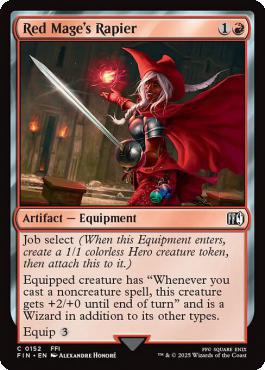 Red Mages Rapier
